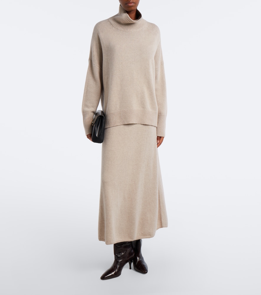 Heidi Cashmere Turtleneck Sweater