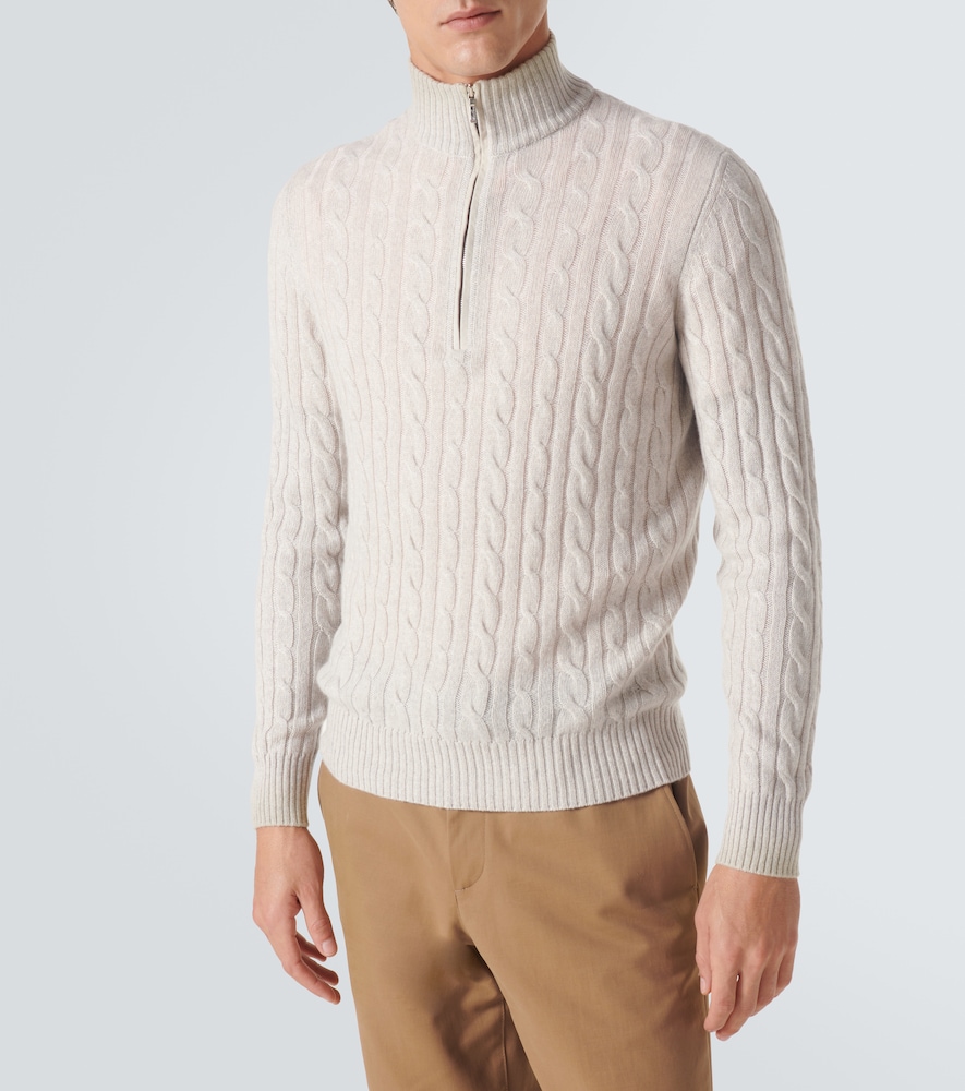 Loro Piana Loro Piana Pullover Mezzocollo Treccia Aus Kaschmir 