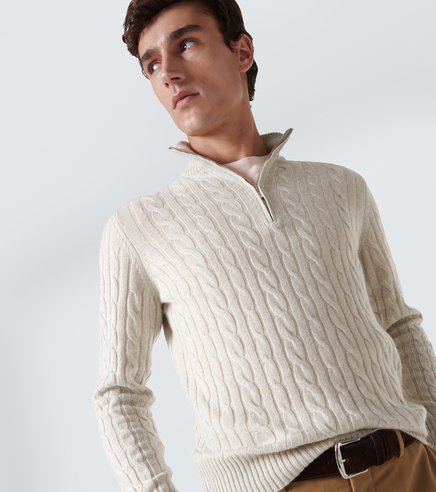  Loro Piana Loro Piana Pullover Mezzocollo Treccia Aus Kaschmir 