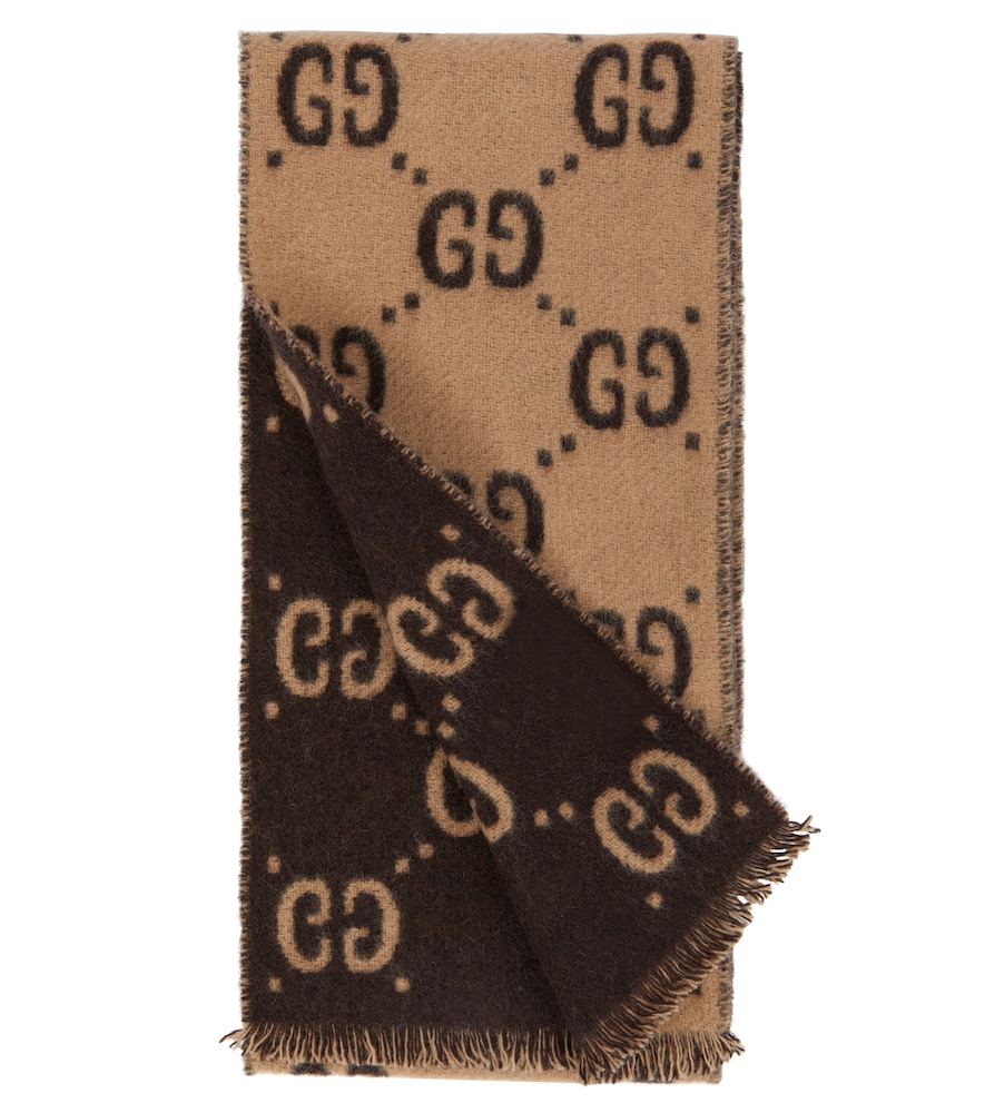  Gucci Kids Gucci Kids Schal Gg Aus Woll-jacquard 