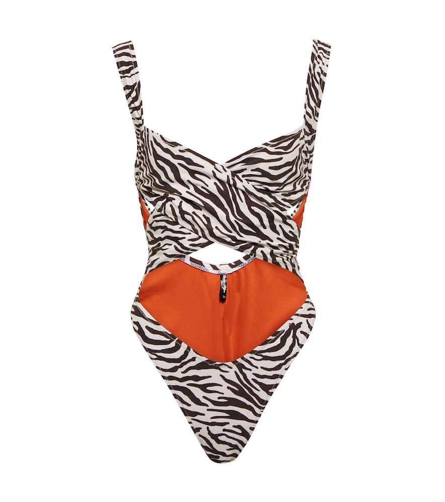 Reina Olga Exotica printed swimsuit