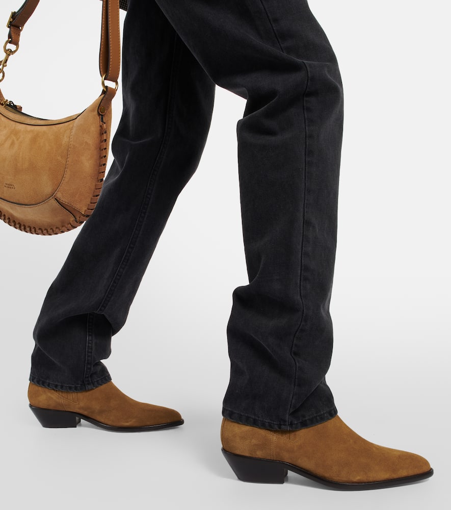 Isabel Marant Delena Pointed Toe Bootie In Taupe