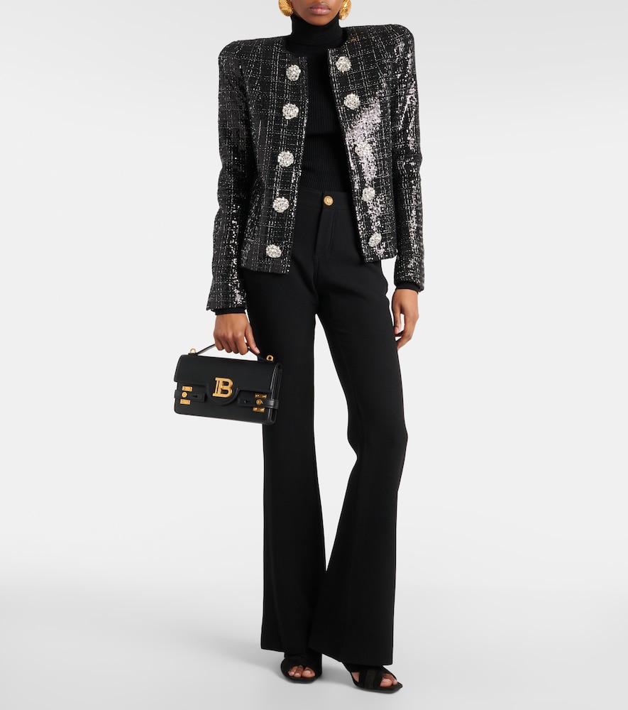  Balmain Balmain Jacke Aus Tweed Mit Pailletten 