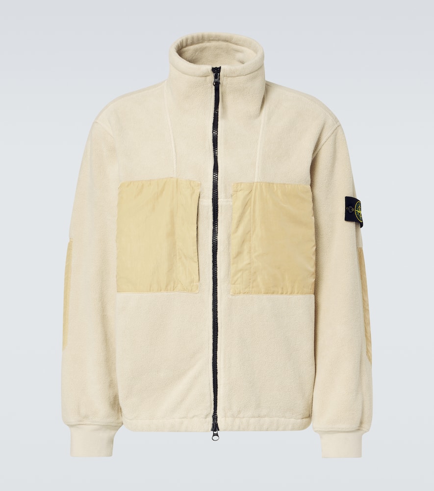 Stone Island 46753 Cotton Pile With Nylon-tc In Beige