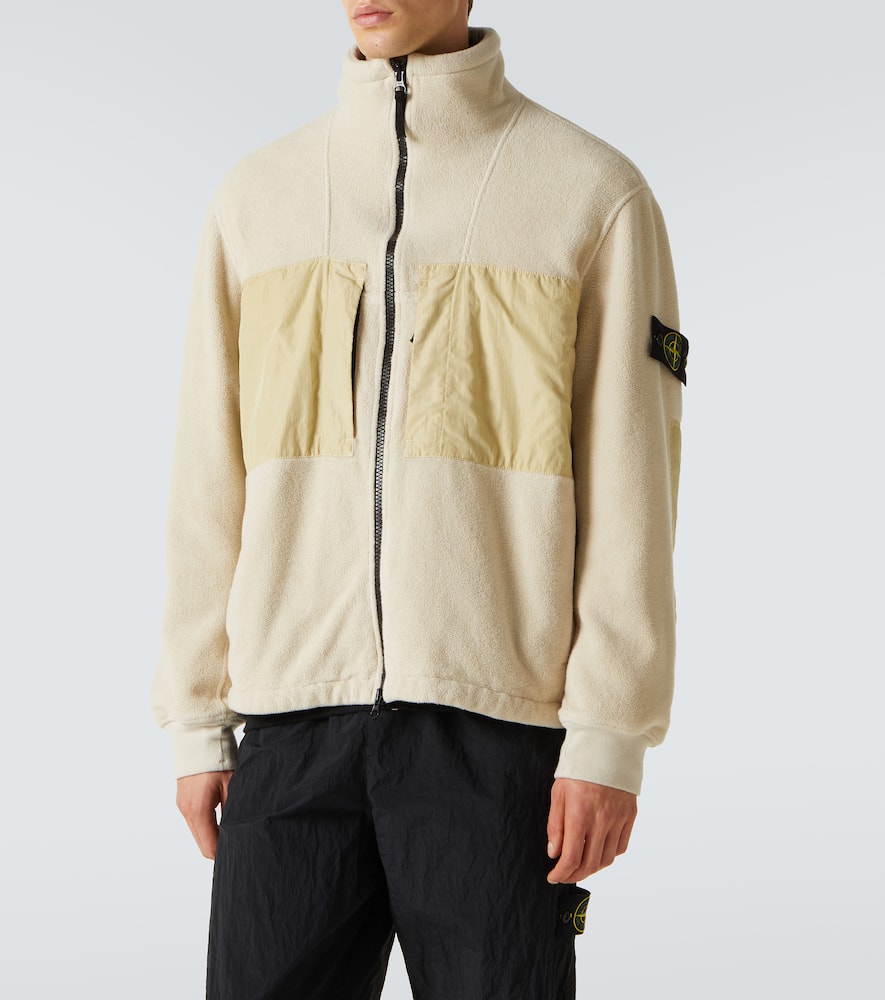Stone Island 46753 Cotton Pile With Nylon-tc In Beige