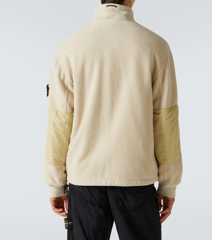 Stone Island 46753 Cotton Pile With Nylon-tc In Beige