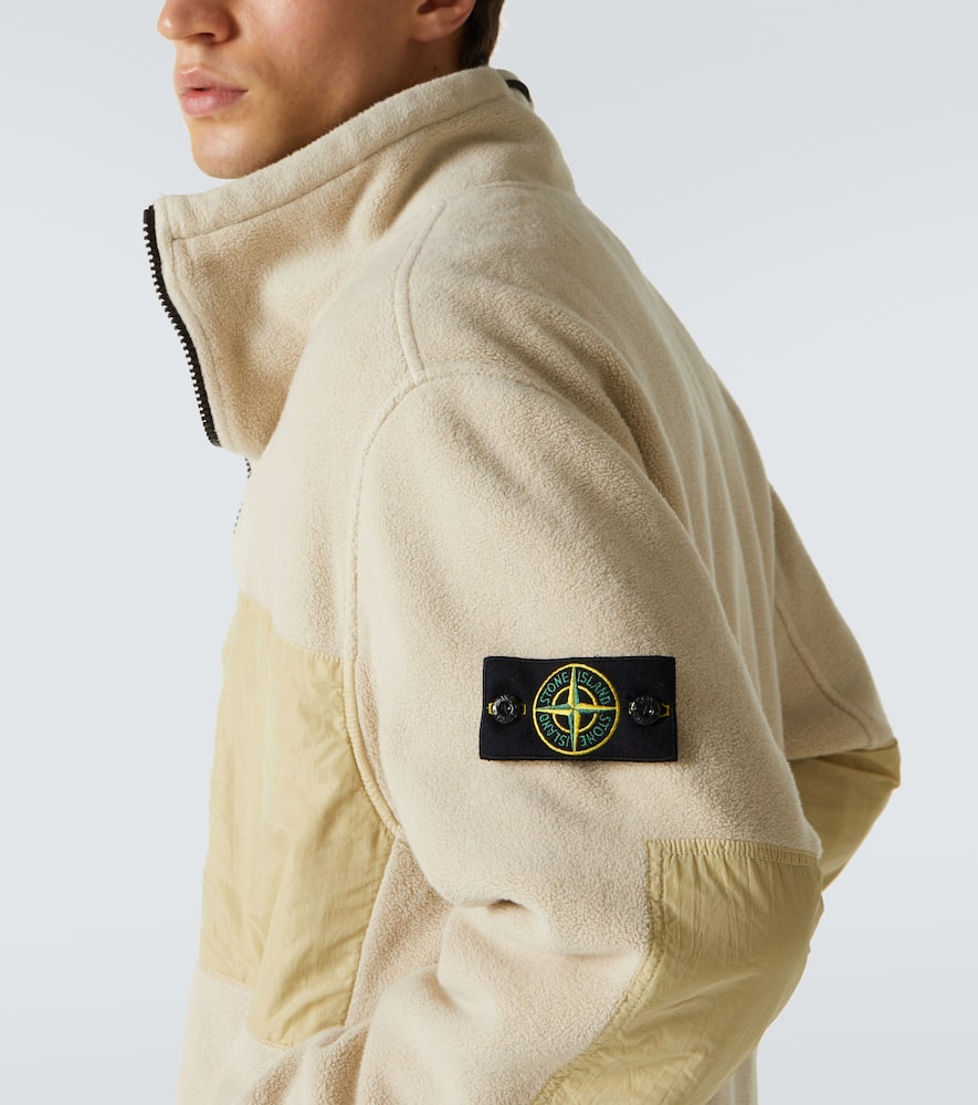 Stone Island 46753 Cotton Pile With Nylon-tc In Beige