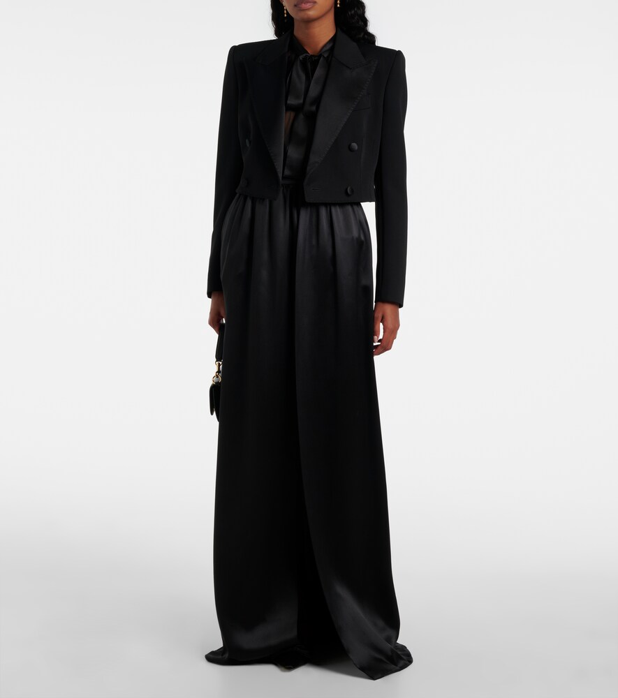 Dolce & Gabbana Tie-neck silk blouse