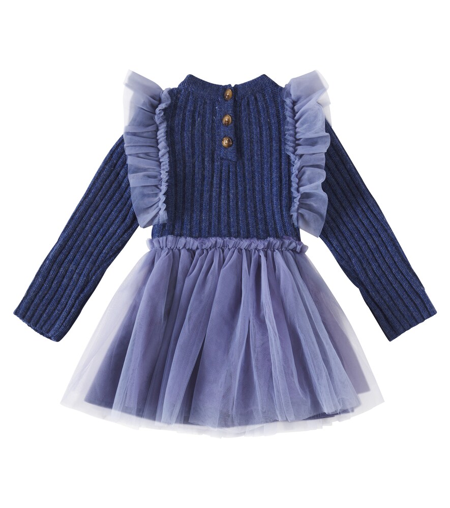  Donsje Donsje Baby Kleid Bilie Aus Einem Wollgemisch 