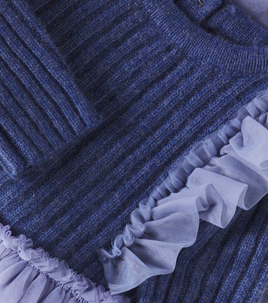  Donsje Donsje Baby Kleid Bilie Aus Einem Wollgemisch 