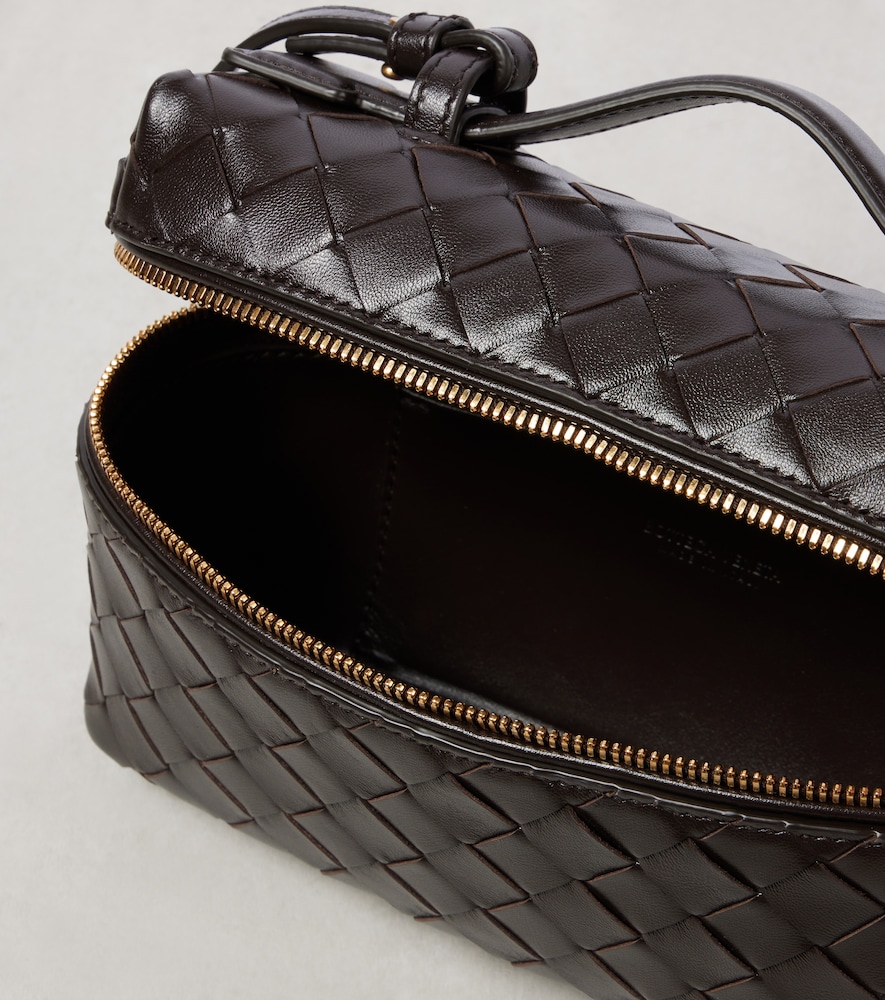 Bang Bang Intrecciato Leather Vanity Bag