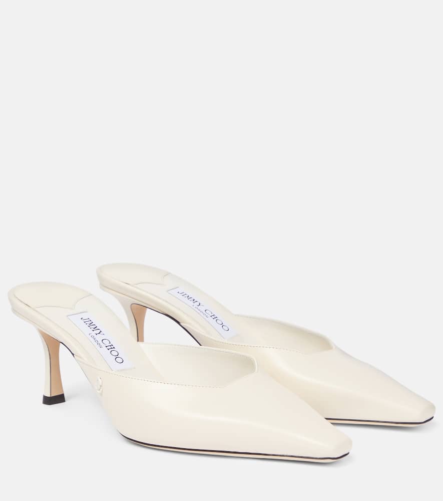 サンダル・ミュール Jimmy Choo Sand leather Vivi 65 mules (VIVI65CWN BAMBOO) Jimmy Choo Sand Leather Vivi 65 Mules In Bamboo | ModeSens