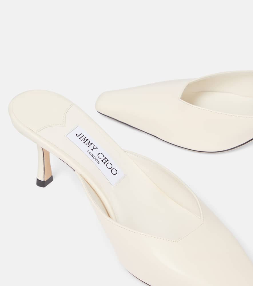 サンダル・ミュール Jimmy Choo Sand leather Vivi 65 mules (VIVI65CWN BAMBOO) Jimmy Choo Sand Leather Vivi 65 Mules In Bamboo | ModeSens