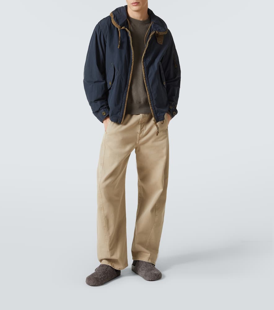 C.p. Company Men S Packable Hood Jacket India Ink In Blue