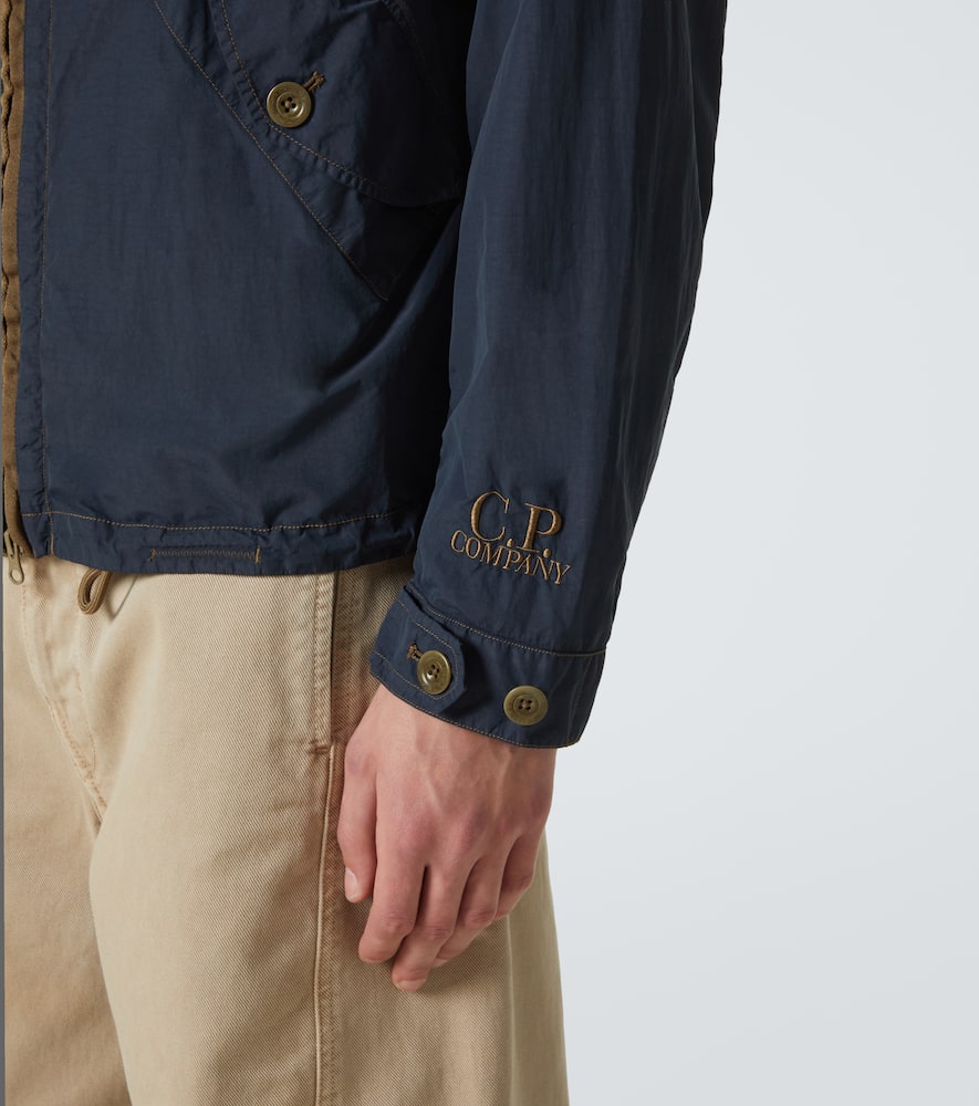 C.p. Company Men S Packable Hood Jacket India Ink In Blue