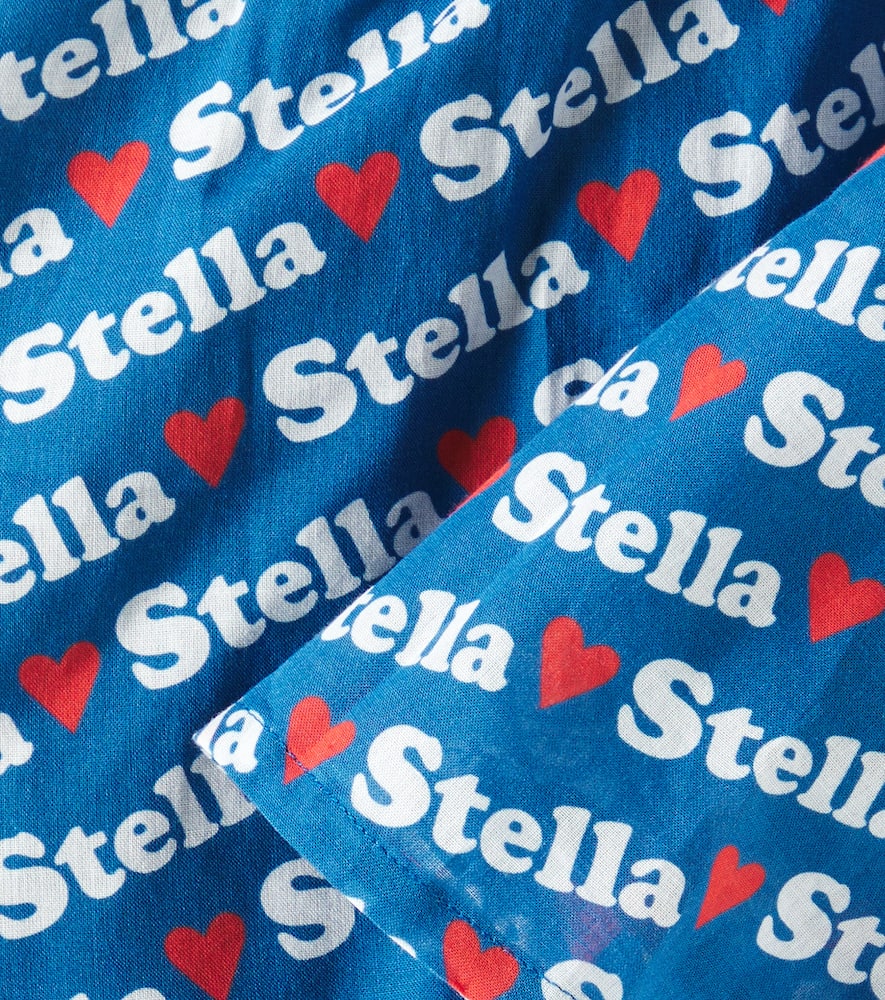 Stella Mccartney Printed Cotton Skirt In Multicoloured