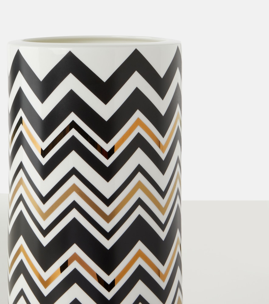  Missoni Missoni Vase Zigzag Gold Tall 