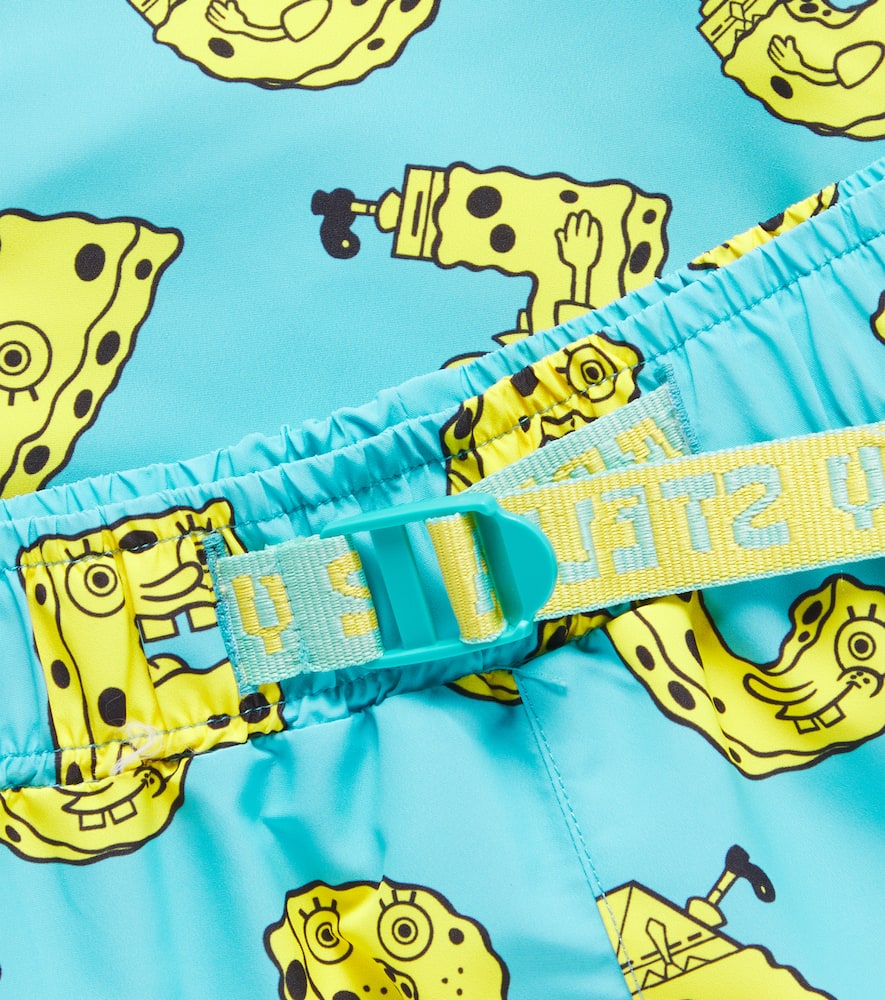 Stella Mccartney Printed Swim Trunks In Multicoloured