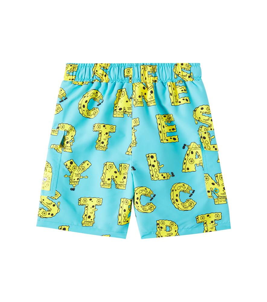 Stella Mccartney Printed Swim Trunks In Multicoloured