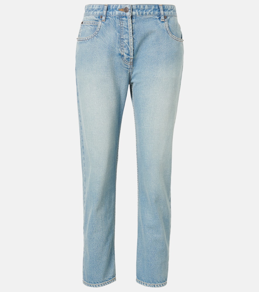 The Row Riaco Faded Slim Jeans In Blue