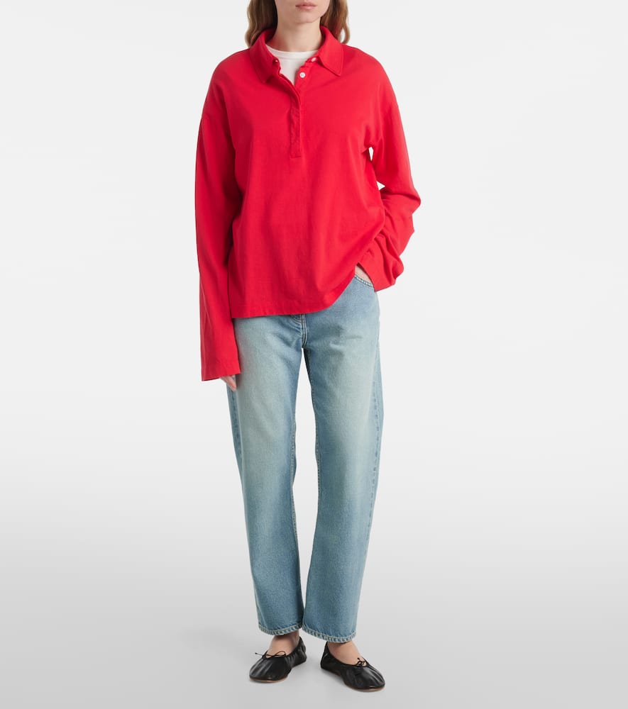 The Row Riaco Faded Slim Jeans In Blue