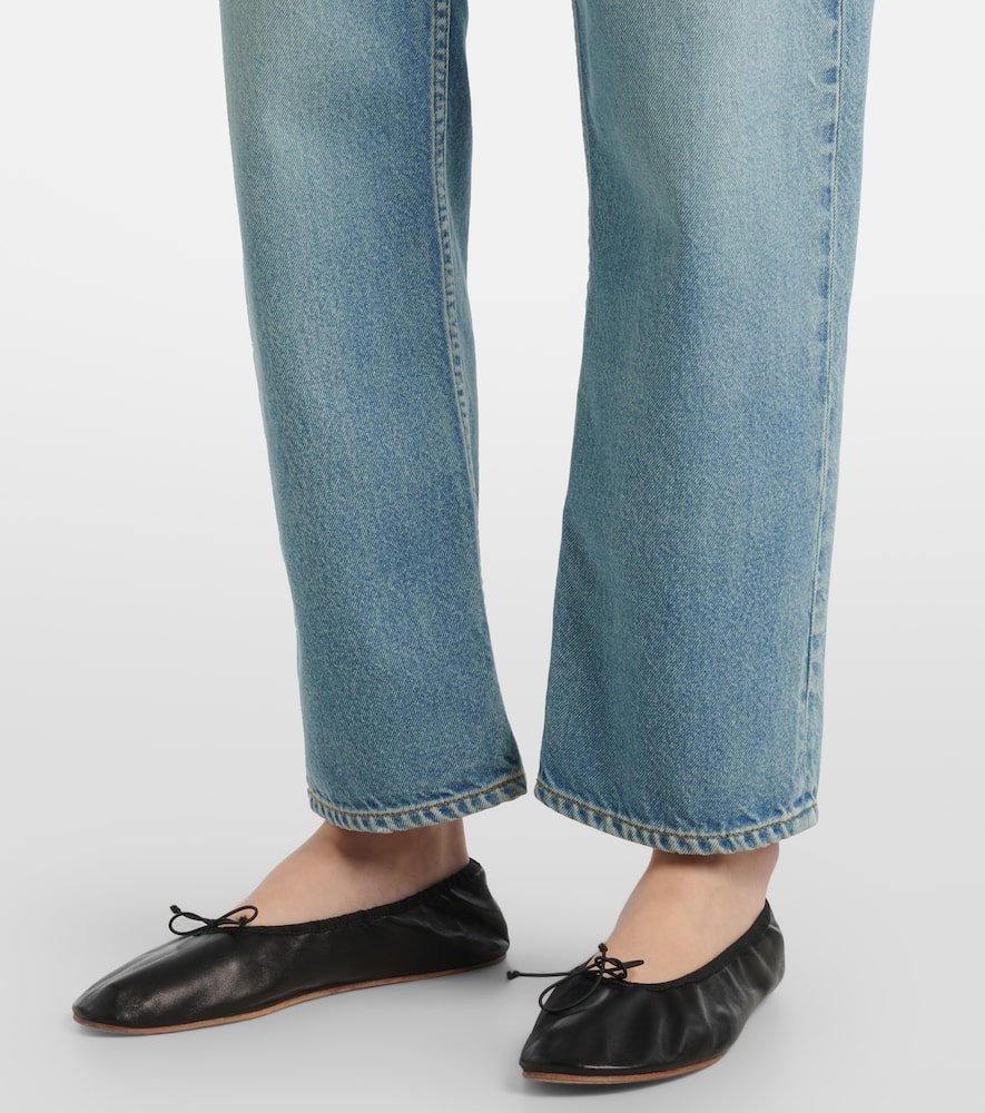 The Row Riaco Faded Slim Jeans In Blue