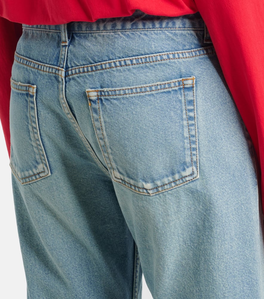 The Row Riaco Faded Slim Jeans In Blue
