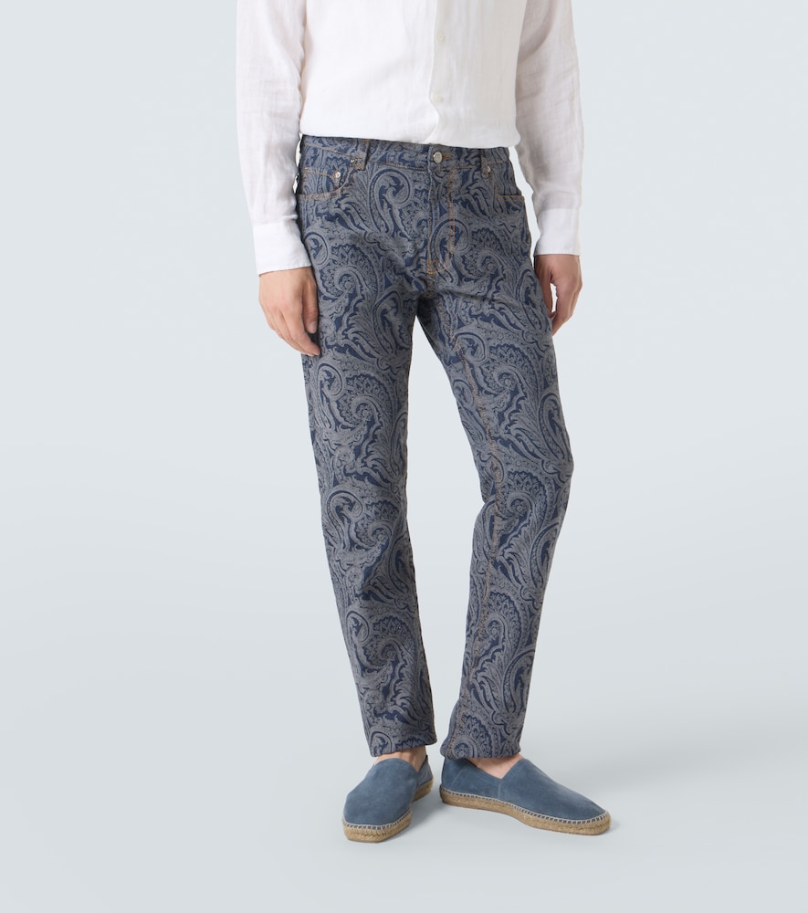  Etro Etro Roma Paisley Slim Jeans 
