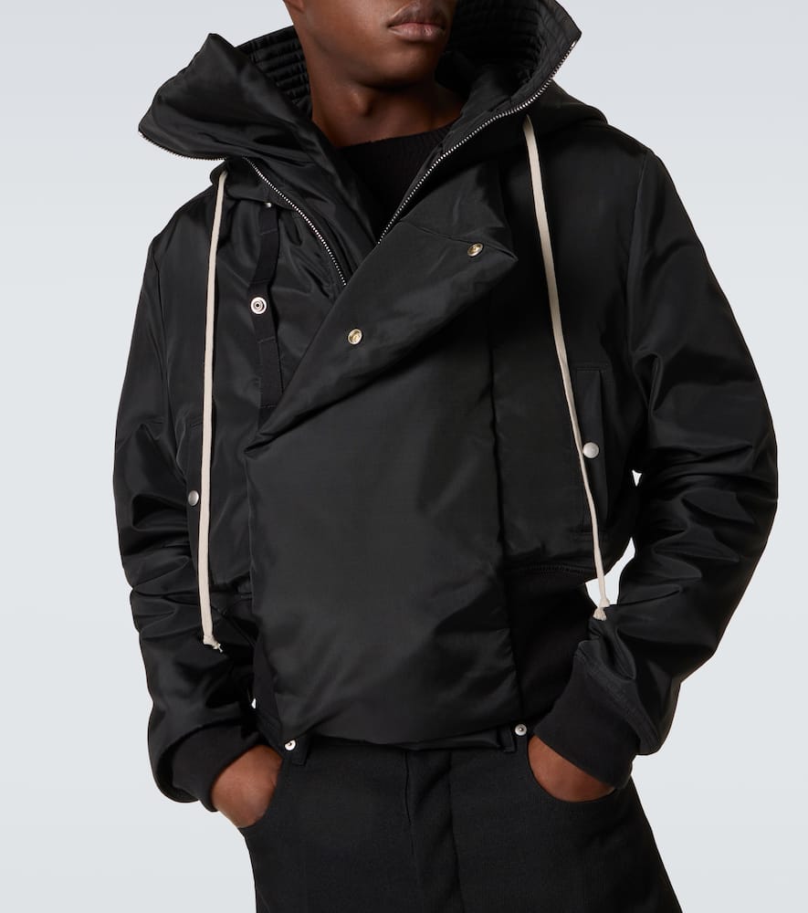 Rick Owens Drkshdw Alice Puffer Jacket In Black