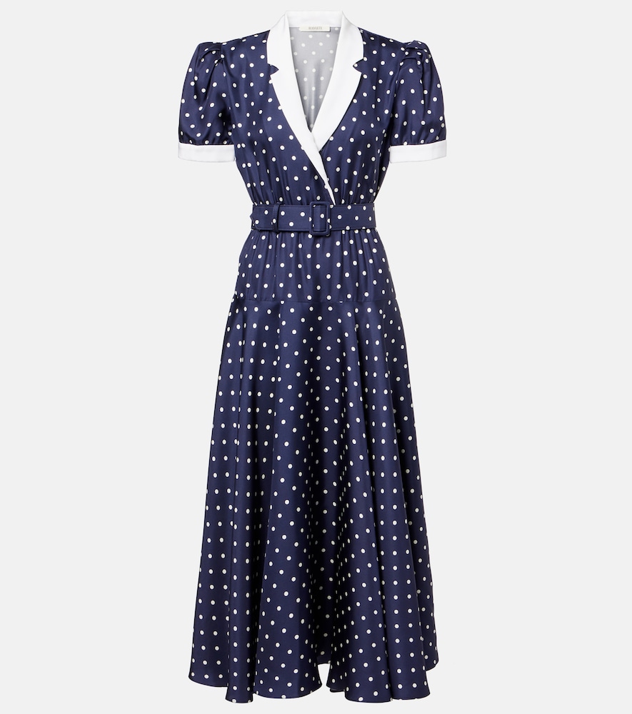 Silk Satin Midi Dress