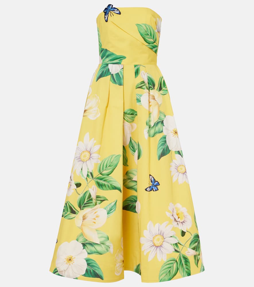 Lynn floral cotton midi dress