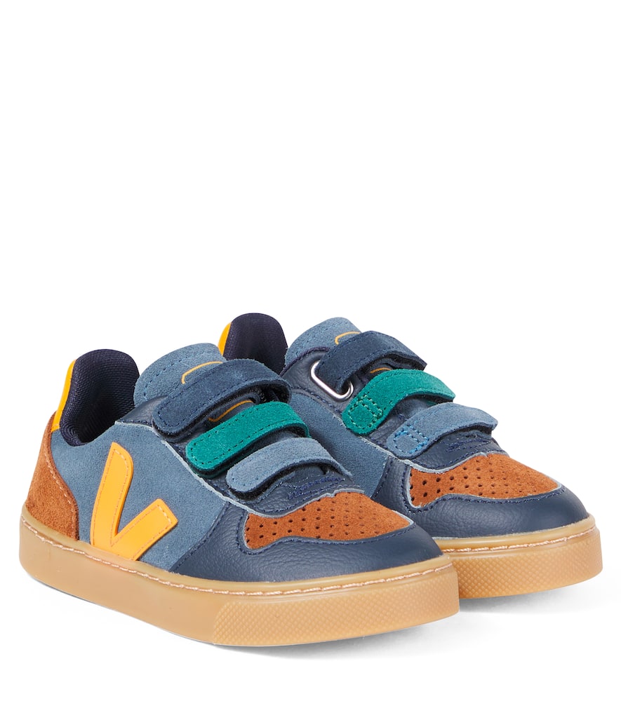 Veja V-10 Suede Sneakers In Multi
