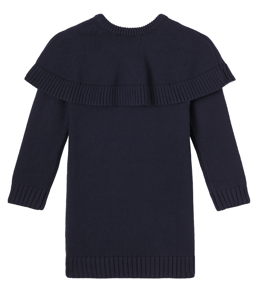  Chloe Kids Chloé Kids Abito In Cotone E Lana Con Cappuccio 