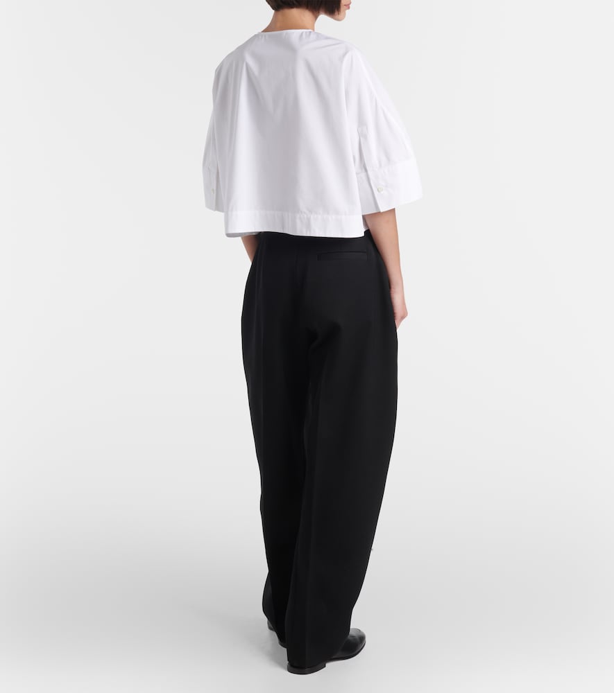  Givenchy Givenchy Cropped-hemd Aus Baumwollpopeline 