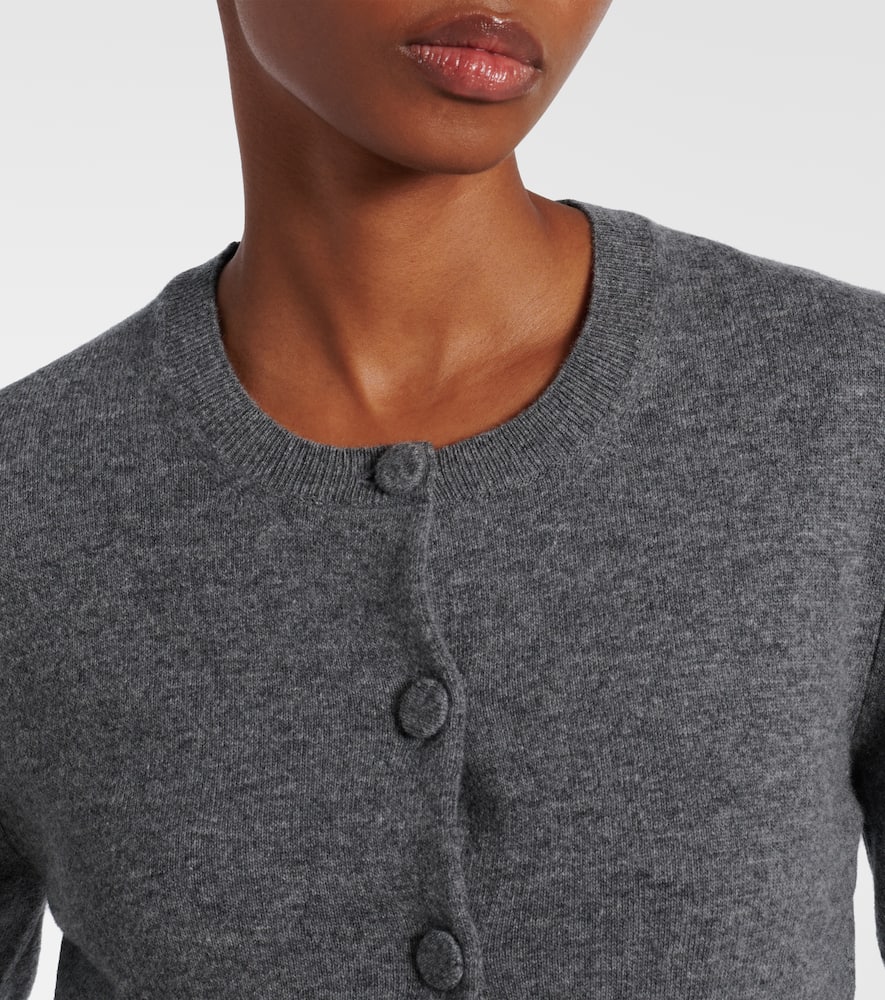 Plan C Wool Cardigan In Gray