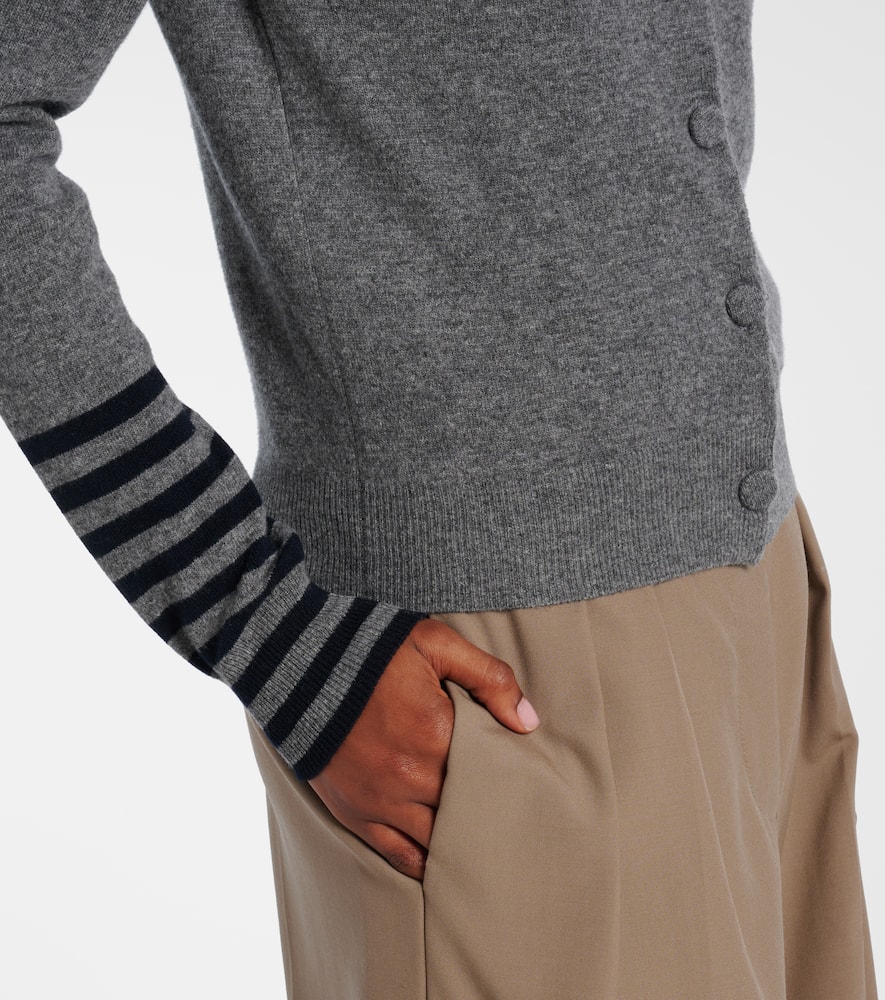Plan C Wool Cardigan In Gray