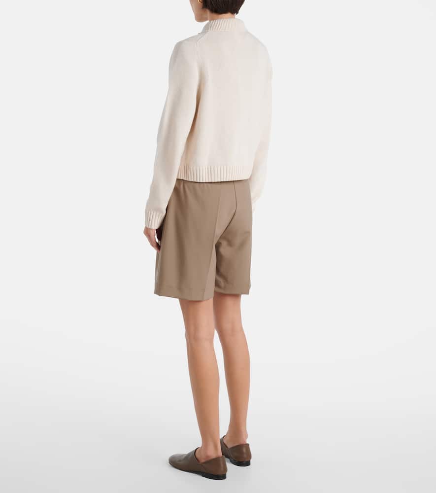 Jardin Des Orangers Wool And Cashmere Cardigan In Neutral