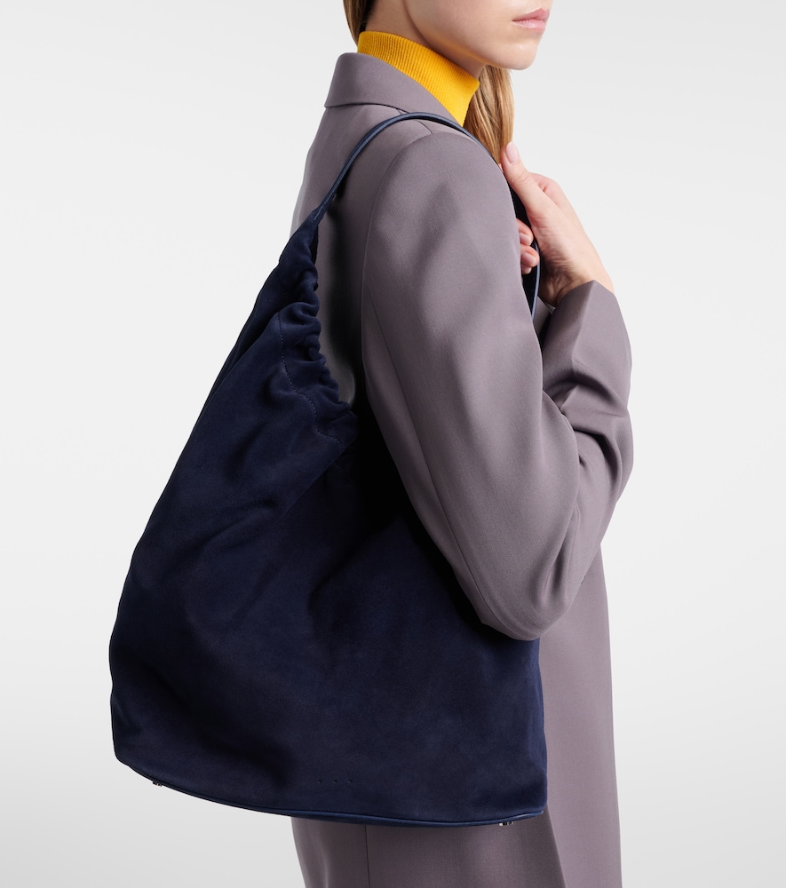 Aesther Ekme Demi Lune Cloud suede shoulder bag