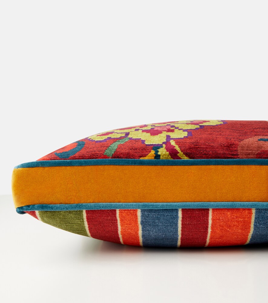  Etro Etro Nimphea Floral Velvet Cushion 