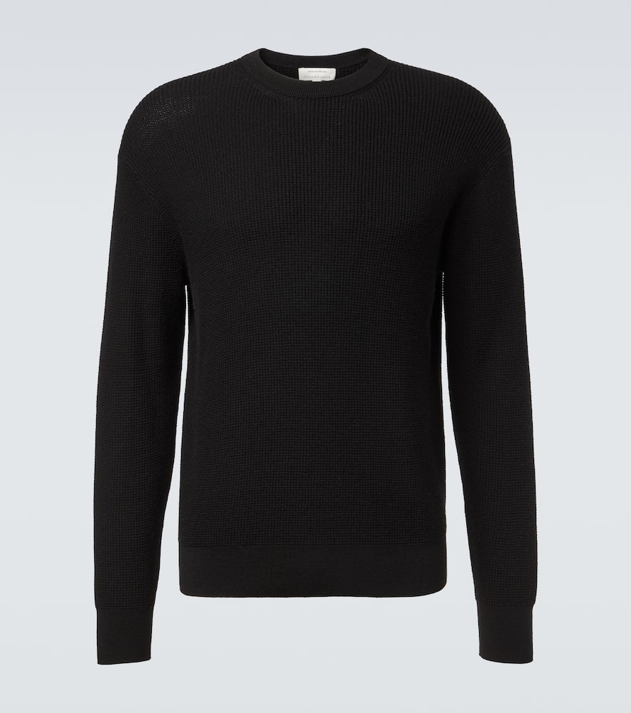 Studio Nicholson X Aaron Levine Portland Wool-blend Sweater In Black