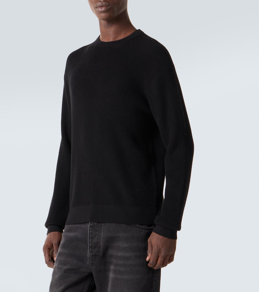 Studio Nicholson X Aaron Levine Portland Wool-blend Sweater In Black