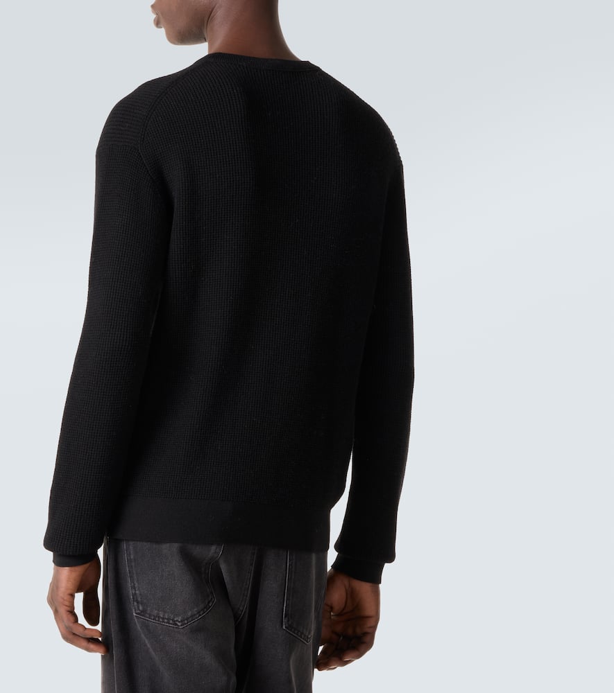 Studio Nicholson X Aaron Levine Portland Wool-blend Sweater In Black