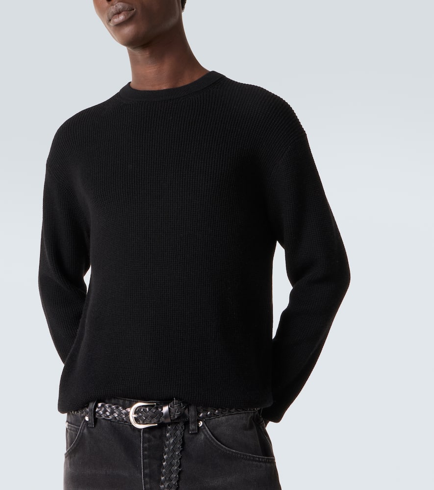 Studio Nicholson X Aaron Levine Portland Wool-blend Sweater In Black