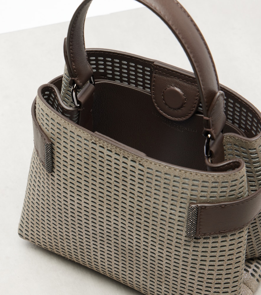  Brunello Cucinelli Brunello Cucinelli Borsa Essence Small In Pelle 