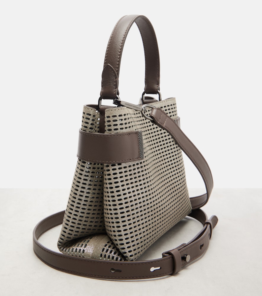  Brunello Cucinelli Brunello Cucinelli Borsa Essence Small In Pelle 