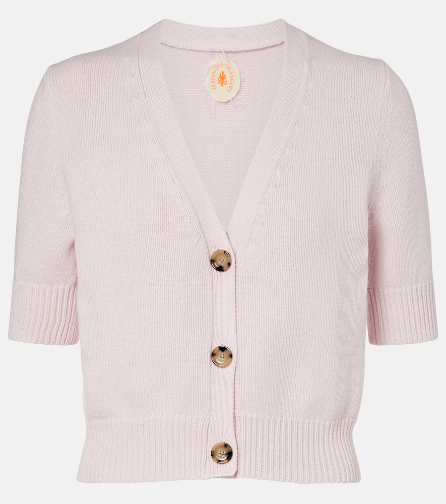 Jardin des Orangers Cotton and cashmere cardigan