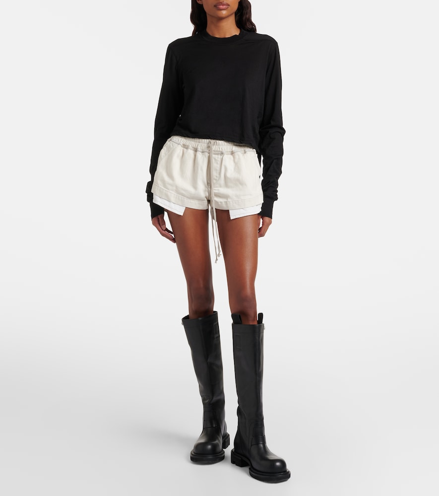 Rick Owens Cotton jersey shorts