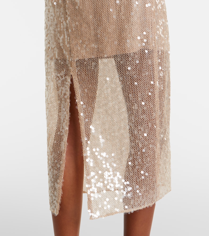  Veronica Beard Veronica Beard Allora Sequined Midi Skirt 