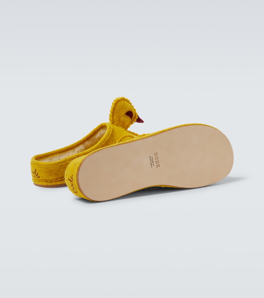  Bode Bode Wool-blend Slippers 
