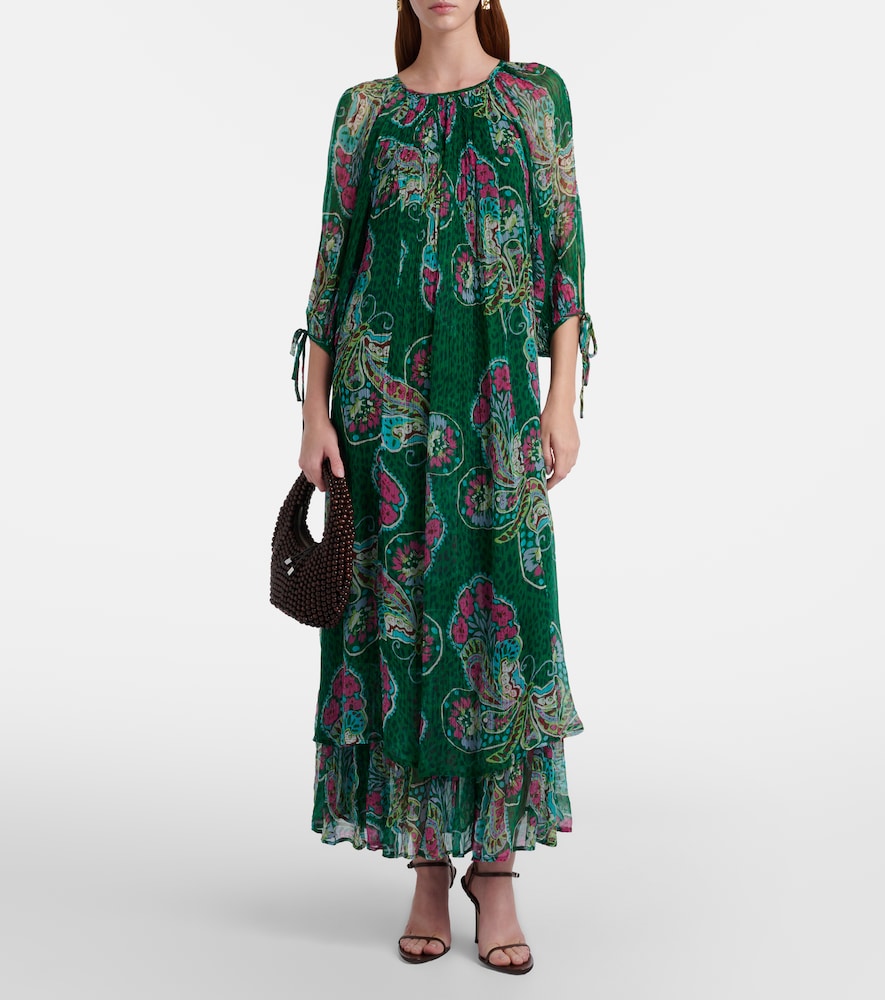 Rixo Hayden printed maxi dress